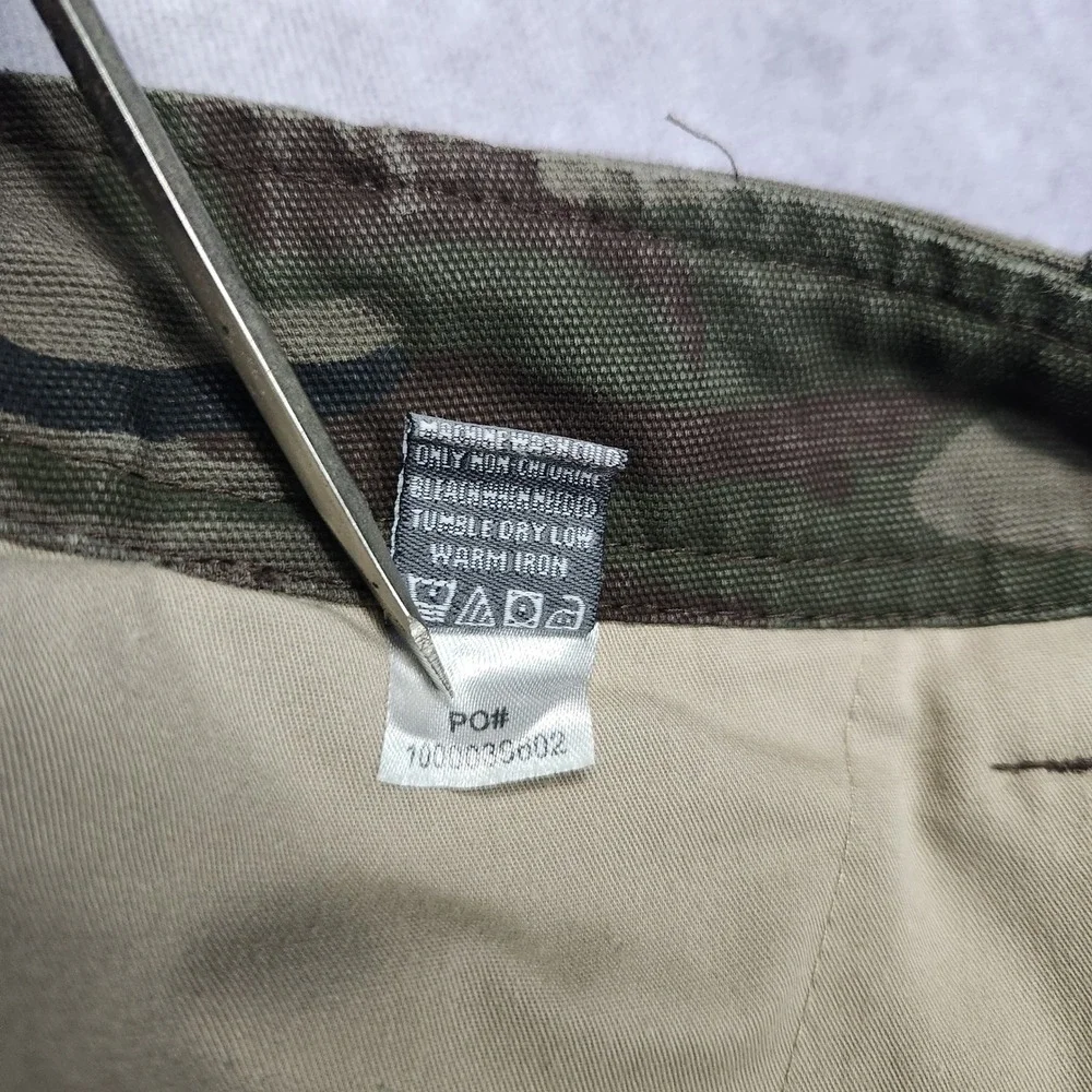 Guide Gear‎ Mens Camo Cargo Shorts Size 38 Woodland Camouflage Cotton Canvas 6in